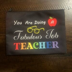 Teacher Appreciation Pouch - Black